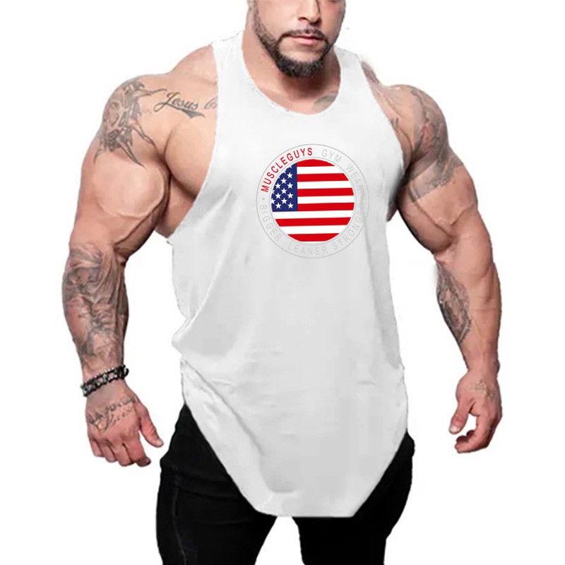 Áo Thun Ba Lỗ Cổ Tròn Cho Nam