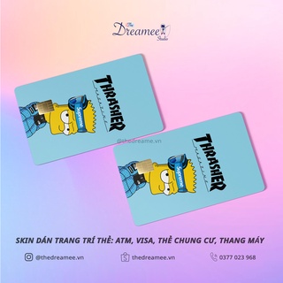 STREETGANG / MIẾNG DÁN TRANG TRÍ THẺ ngân hàng, ATM, thẻ xe...KHÔNG ẢNH HƯỞNG TÍNH NĂNG THẺ, skin card - THEDREAMEE.VN