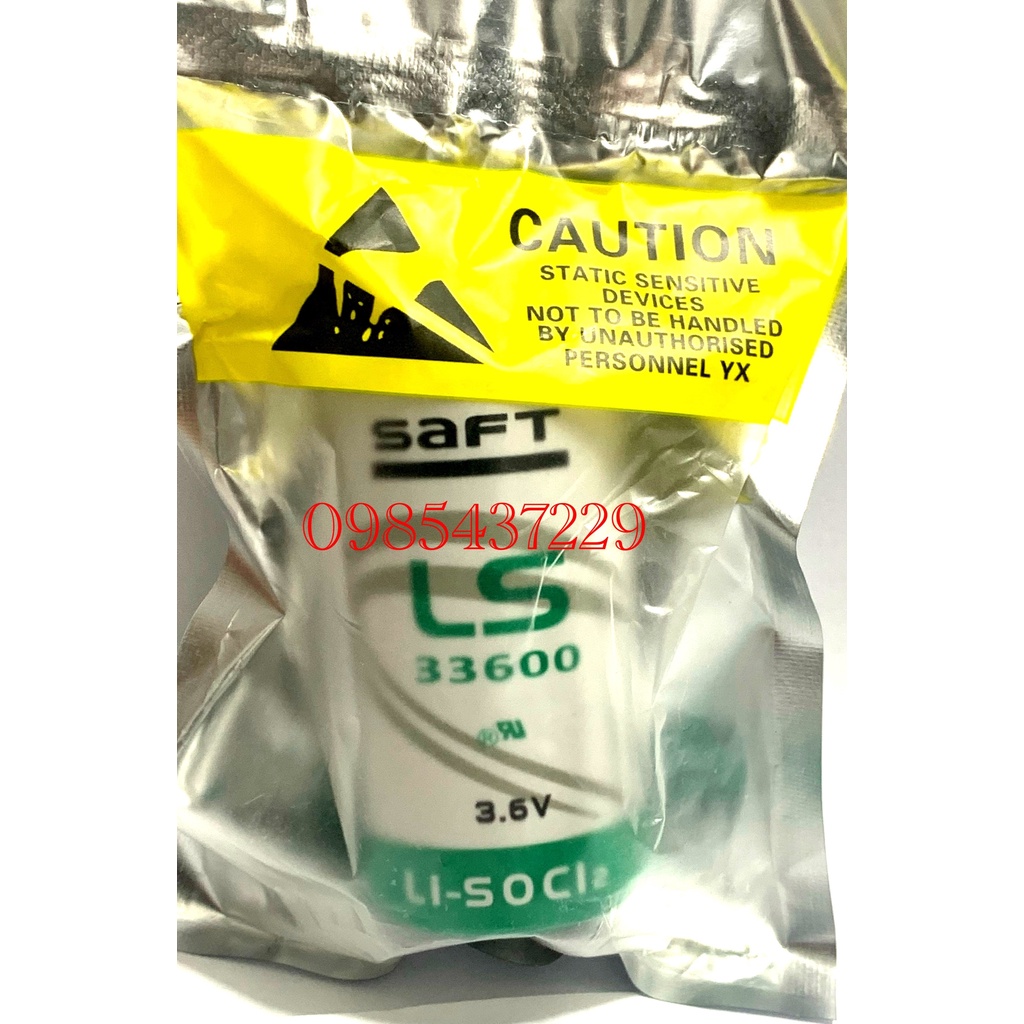 ￼Pin nuôi nguồn PLC Lithium LS33600 Saft 3,6V