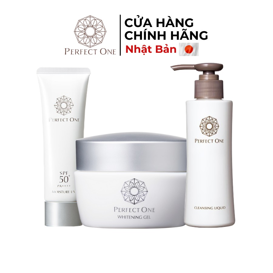 Bộ 3 dưỡng trắng da mặt chuyên sâu PERFECT ONE (6 trong 1)