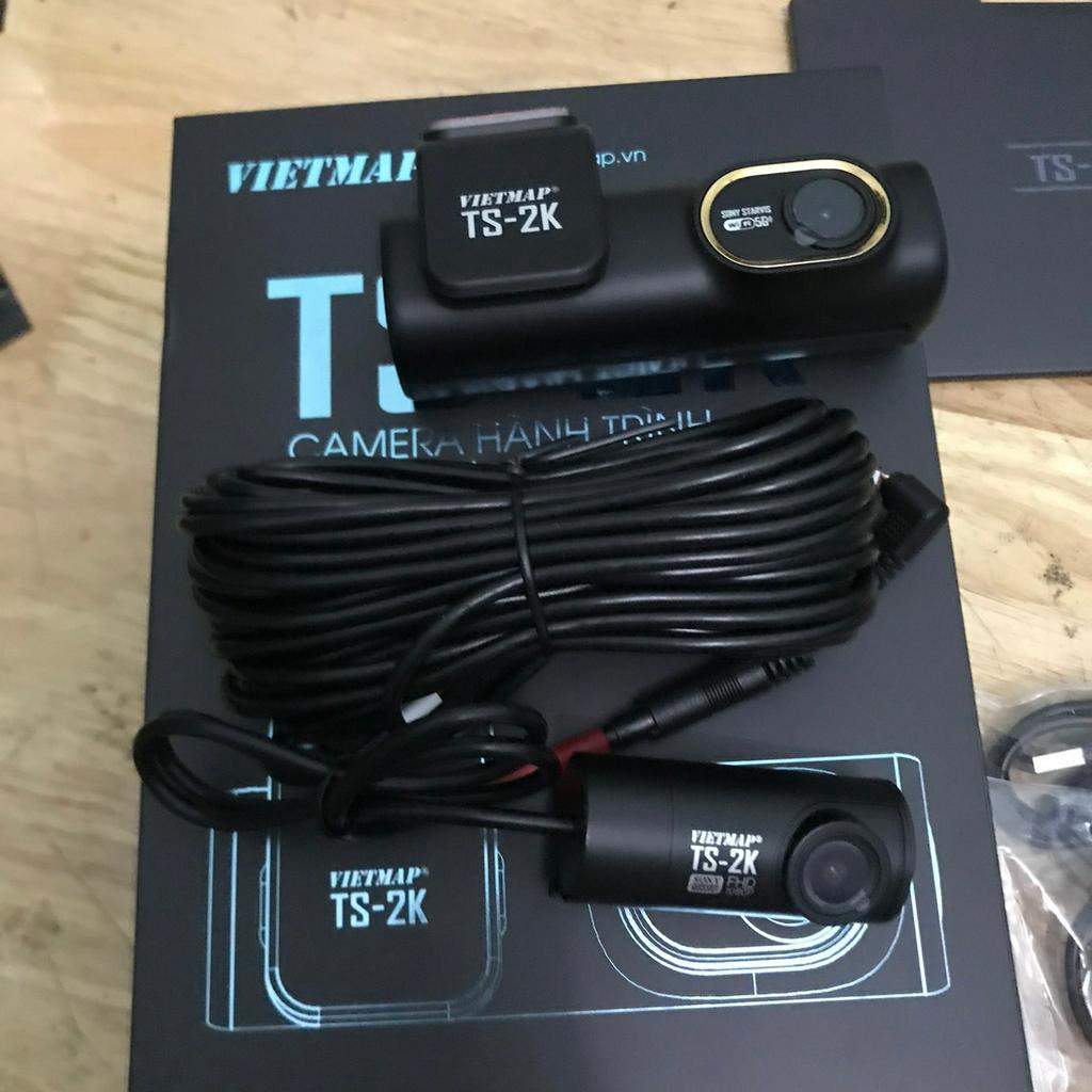 Camera hành trình Vietmap TS-2K - Ghi hình kép, cảnh báo giao thông bằng giọng nói- hàng chính hãng