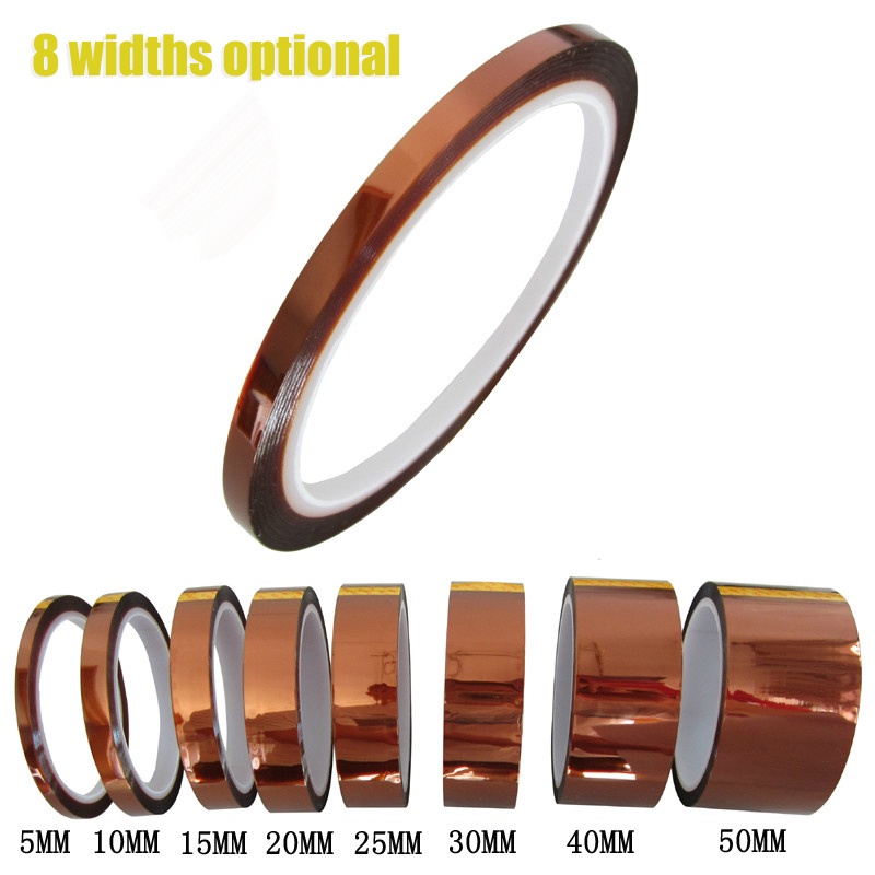 Băng Keo Polyimide Chịu Nhiệt Cao 33M Bảo Vệ Bảng In 3D Sự Bảo Vệ