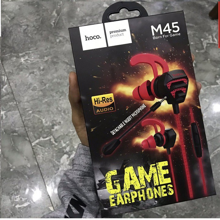 Tai Nghe GAMING Hoco M45 ✓ Có Mic Rời Tháo Lắp Dễ Dàng ✓ Hỗ Trợ Jack Cắm 3.5 ✓ Âm Thanh Vượt Trội ✓ Hàng Chất Lượng