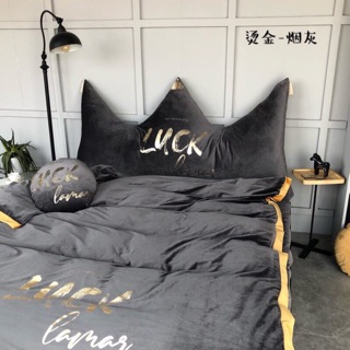 Kê đầu giường cao cấp mẫu Vương miện đen
