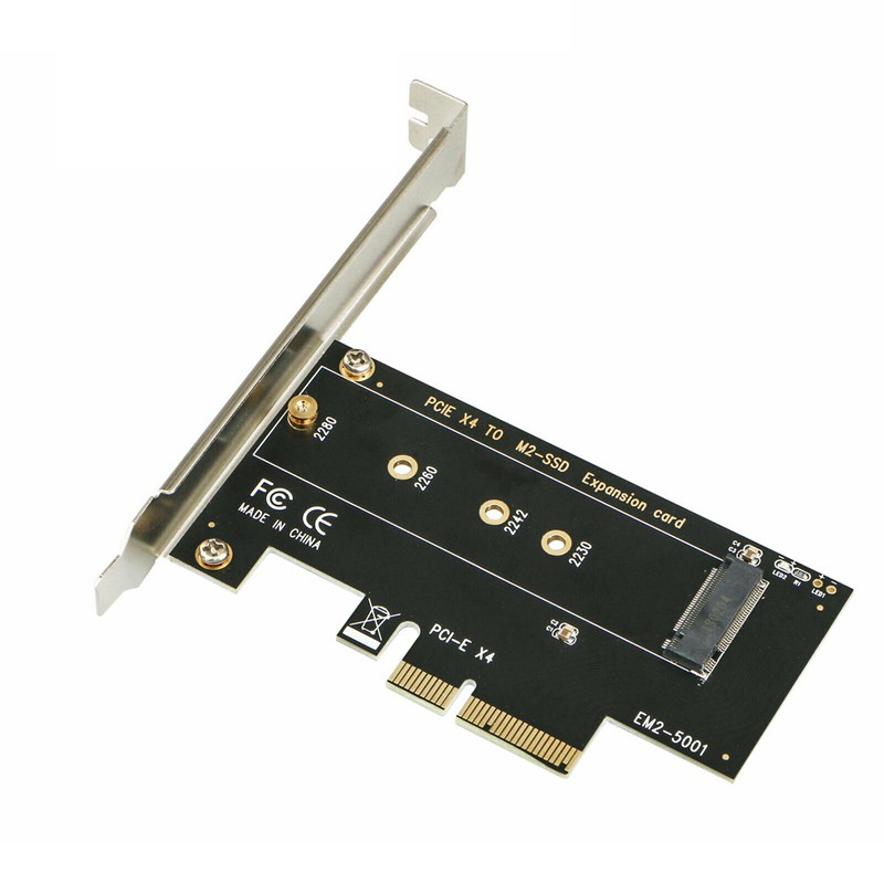 M.2 Nvme Ssd Ngff To Pcie 3.0 X4/X8/X16 Adapter Pcie To M2 Expansion Card M Key Interface Card Full Speed