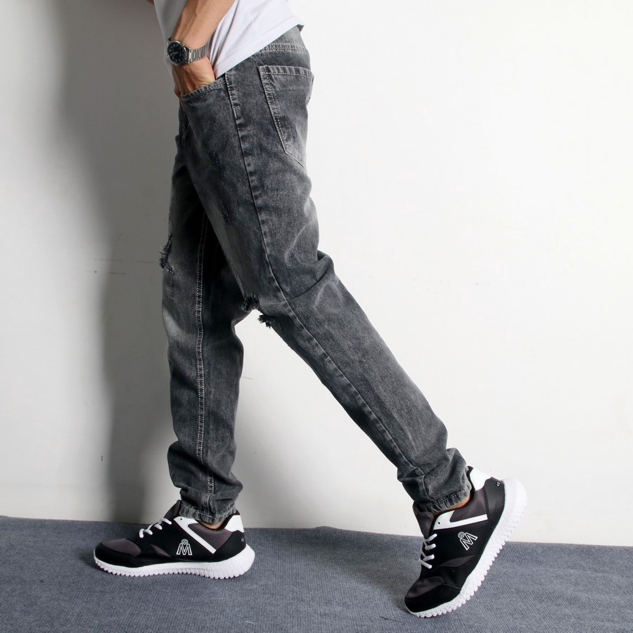 [Mã FAMALLT5 giảm 15% đơn 150K] Quần jean nam Q514 (Đen rách) MĐ | BigBuy360 - bigbuy360.vn