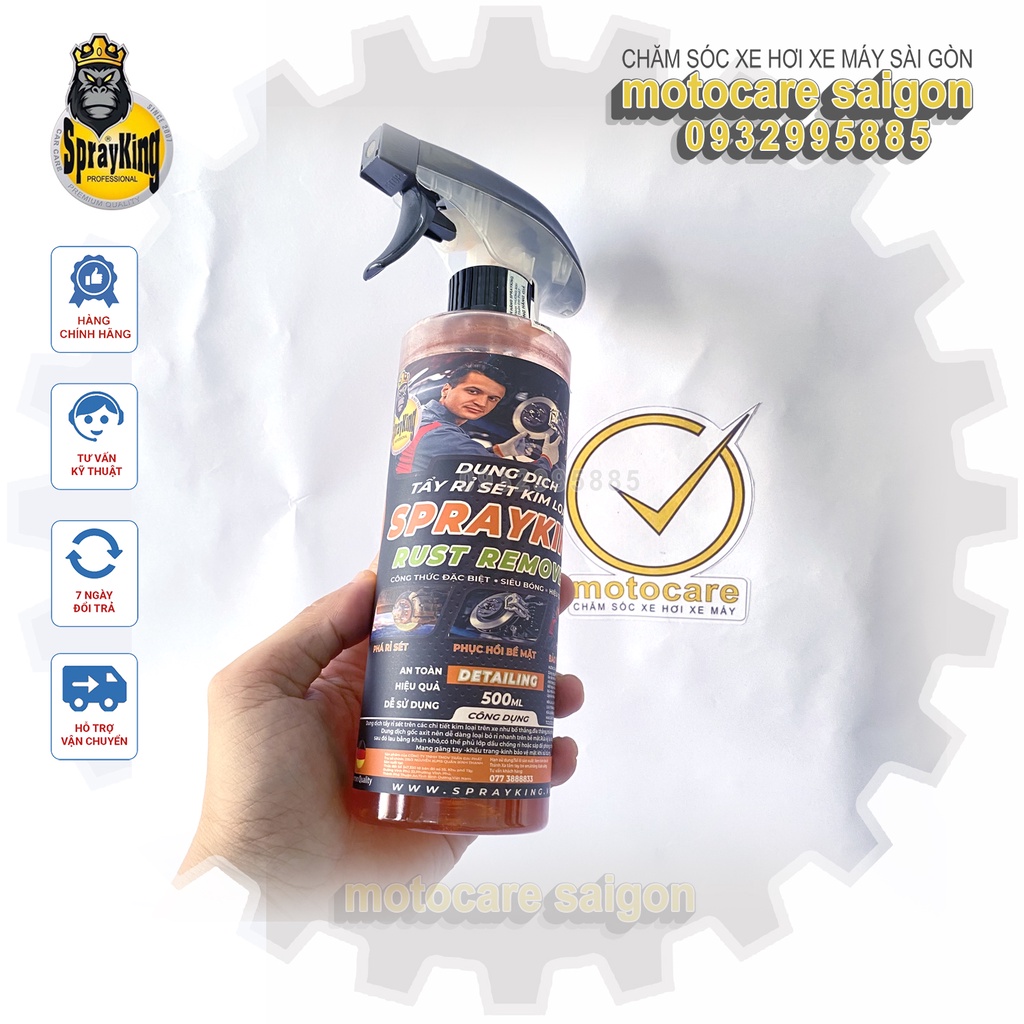 Dung Dịch Chất Tẩy Rửa Rỉ Sét Sprayking Rust Remove