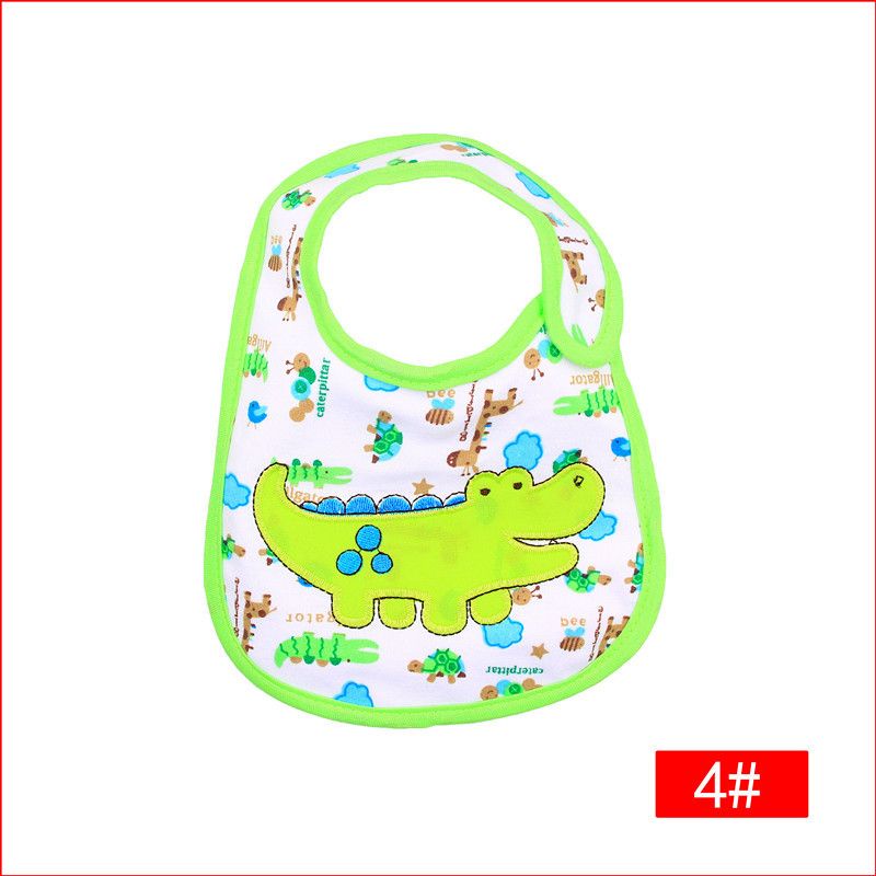 (Được chọn hình) Yếm Dán Ăn Dặm Chống Thấm Carter 3 Lớp Hình Thú Đáng Yêu Giữ Ấm Cổ Cho Bé