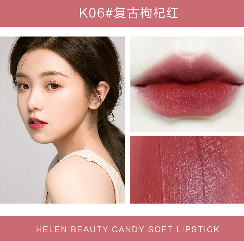 Son thỏi nhung lì HLLR mềm mịn không khô môi lâu trôi giá rẻ học sinh vỏ hồng trong dễ thương | BigBuy360 - bigbuy360.vn