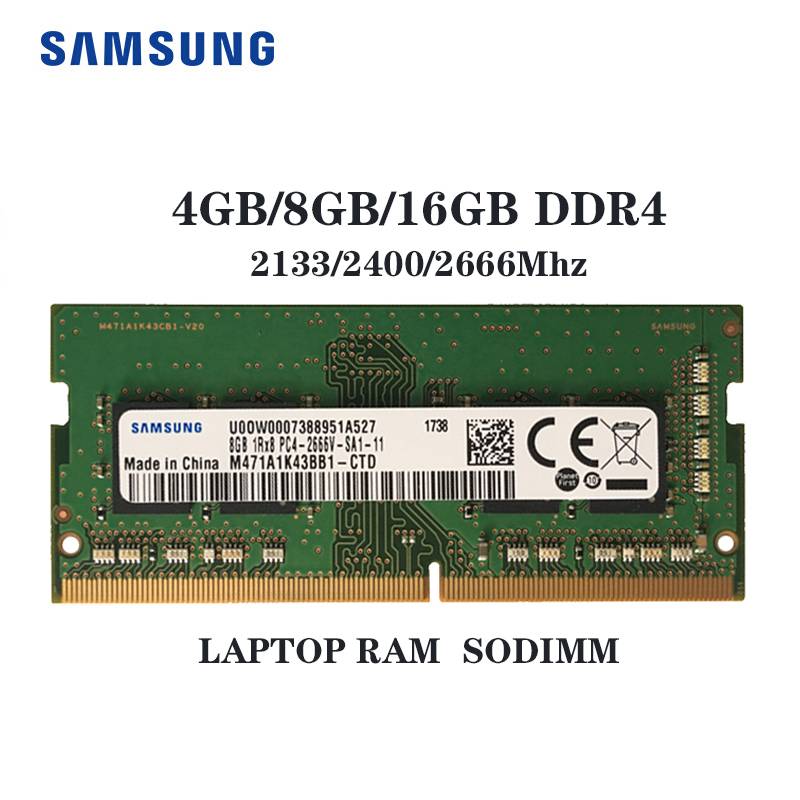 Bộ Nhớ Ram Cho Máy Tính Samsung 4gb / 8gb / 16gb Ddr4 2400mhz / 2666mhz