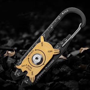 Móc khóa đa năng FIXR 20 in 1 móc chìa khóa khui bia thước dây tua vít cờ lê phụ kiện đạ năng móc treo Andhere