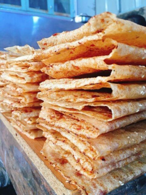1 bịch Bánh tráng mắm ruốc đặc sản đà lạt, thơm ngon, giòn tan