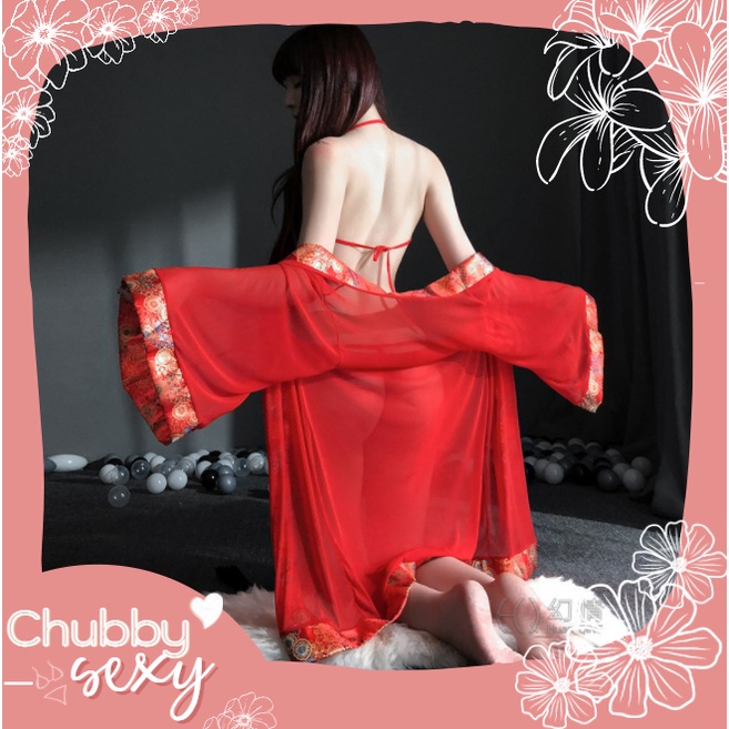 Cosplay Võ Tắc Thiên Trung Hoa Cực Gợi Tình Siêu Sexy Quyến Rũ - Set Đồ Lót Nữ Chất Liệu Ren Cao Cấp-CPL23 - Chubby.Sexy