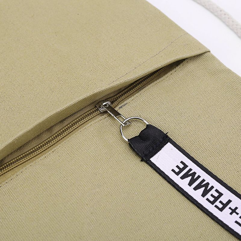 Túi vải canvas dây rút đựng đồ đi học/ tập gym