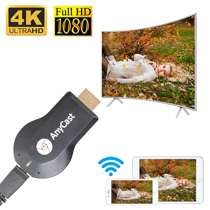 Anycast M2 Plus Wifi Dongle Display Receiver 1080p Hdmi Tv Stick Lightning To Iphone Wireless Chromecast