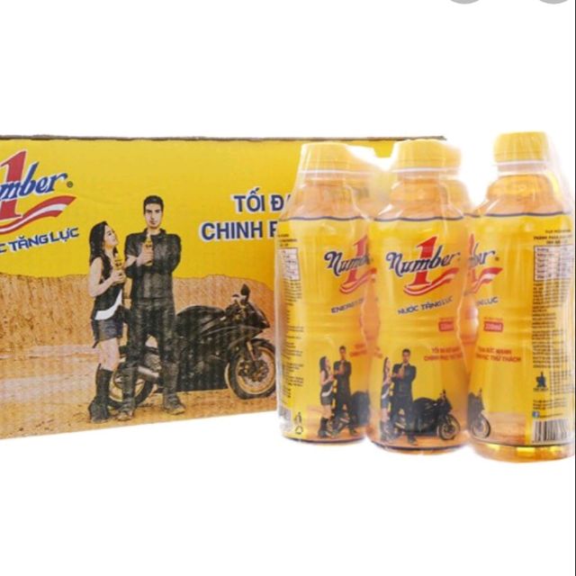 Lốc nước tăng lực Number 1/ Number one 6 chai