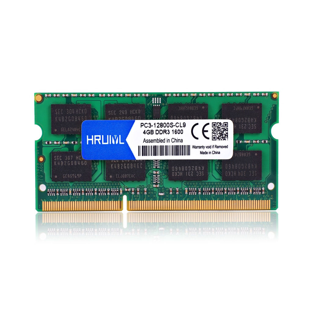 Thẻ nhớ RAM HRUIYL 2G 4G 8G DDR3 1600 MHZ 1600mhz SO-DIMM DDR3 4GB 8GB 2GB SDRAM PC3-12800S dành cho laptop