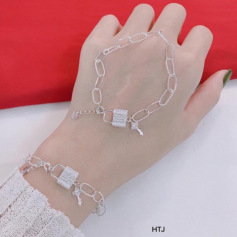 LẮC TAY KHOÁ HÀNG MỚI LINH MIU SILVER