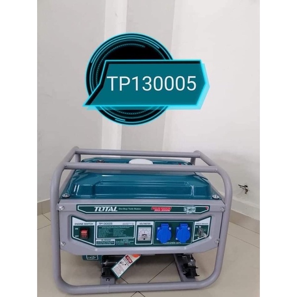 TOTAL MÁY PHÁT ĐIỆN DÙNG XĂNG 3.0 KW TP130005 (Cam kết Chính Hãng 100%)