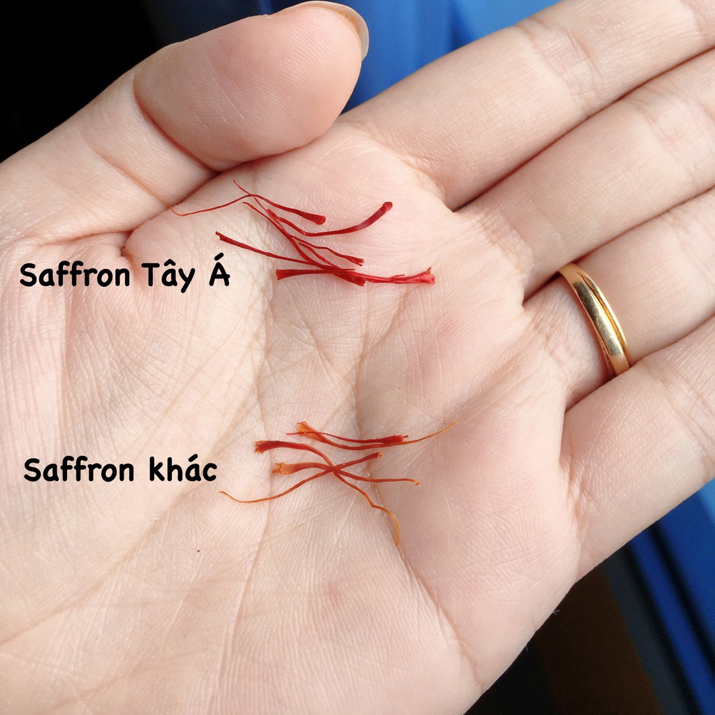 [𝓣𝓱𝓮60𝓼] SAFFRON TÂY Á - NHỤY HOA NGHỆ TÂY chính hãng Iran - loại Super negin. | Thế Giới Skin Care