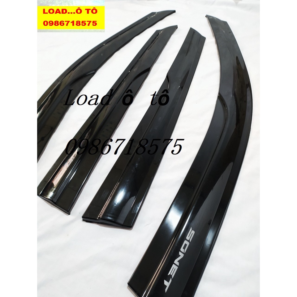 Vè Che Mưa Đen KIA SONET 2022-23 Mẫu Vè Đen Thái Dày Loại 1 Cao Cấp