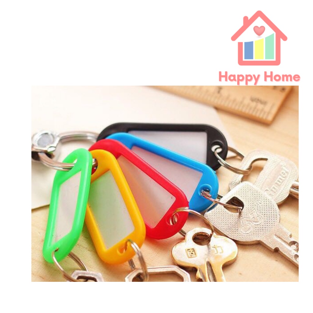 Thẻ ghi nhớ đánh dấu chìa khóa, name tag du lịch, ghi tên cho bé Happy Home