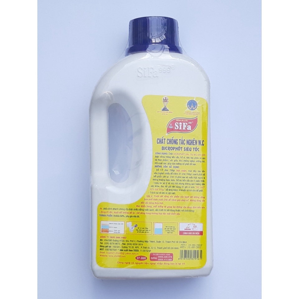 Bột Thông Tắc Nghẽn Bồn Cầu Sifa 200g