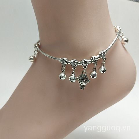 Lắc chân hợp kim nhiều kiểu dáng khác nhau phong cách retro cho nữ