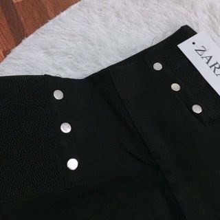 Quần legging sườn chun 6 khuy