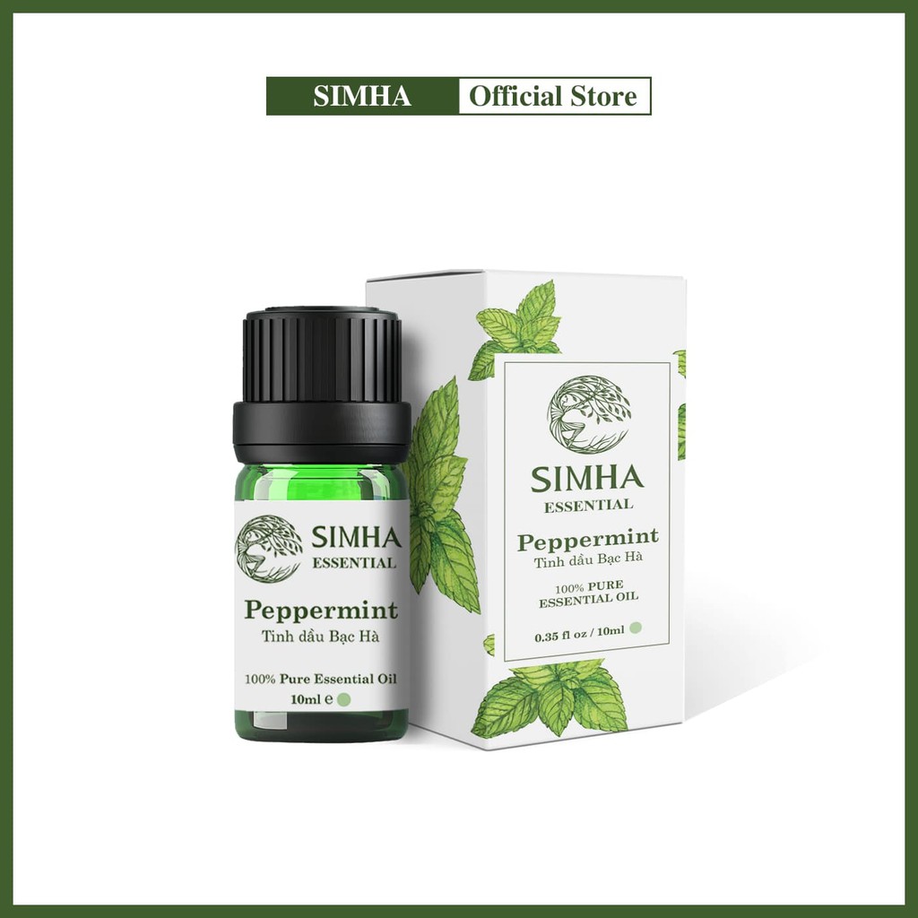 Tinh dầu Bạc Hà SIMHA thư giãn, thơm phòng loại 10ml