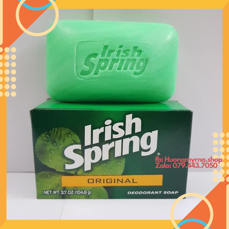 [Nhập Mỹ - Sẵn] Xà phòng cục Irish Spring - Mỹ