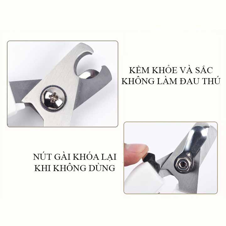 Bô 2 món kềm và dũa cho chó mèo, phụ kiện thú cưng, phụ kiện chó mèo