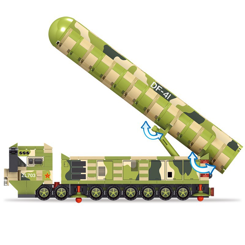 Bộ lắp ráp 12 trong 1: Tên lửa Liên lục địa Đông Phong 41 - Giúp bé Sáng tạo, thỏa đam mê