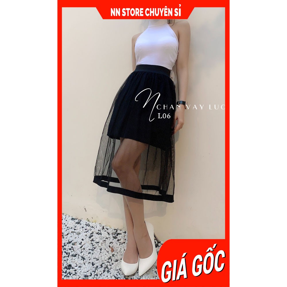 CHÂN VÁY LƯỚI DÀI ⚡ẢNH THẬT⚡ CHÂN VÁY NỮ ⚡ VÁY DÀI NỮ