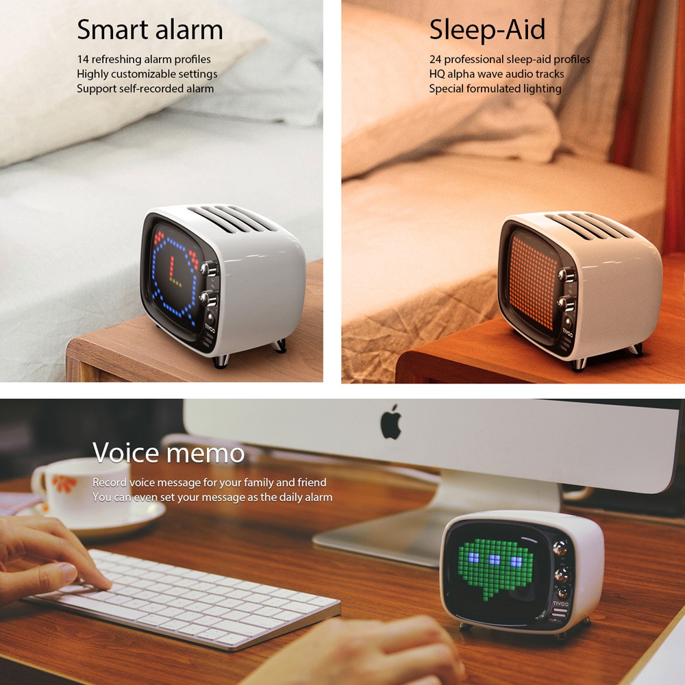 Free ship 99k - Loa bluetooth Tivoo by Divoom- Phụ kiện công nghệ đặc sắc