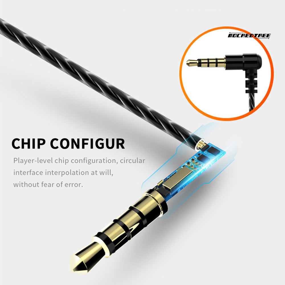 Tai nghe có dây Mocred F1 cổng type c / 3.5mm âm thanh sống động