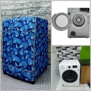 Áo trùm máy giặt cửa trước (ngang) size 6kg -11kg, vải bạt cao cấp chống nước bền đẹp mẫu giao như ảnh chụp