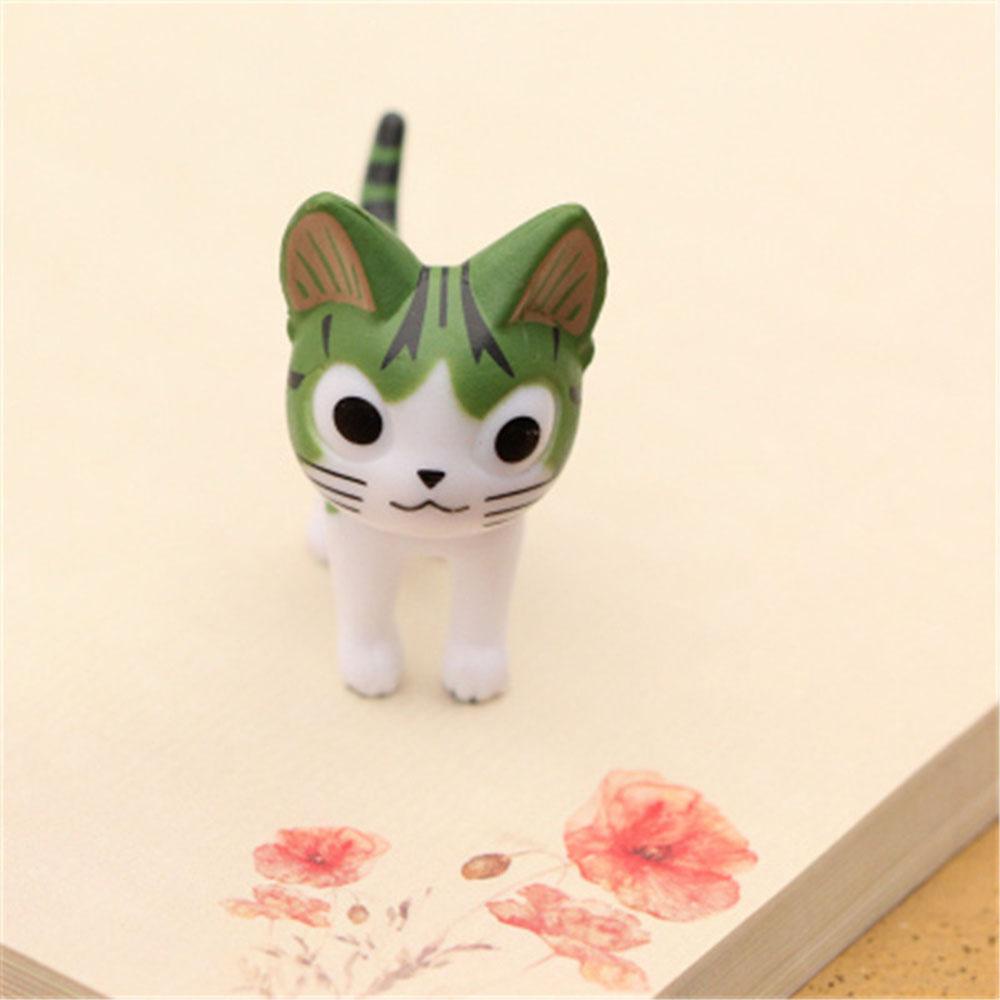 Set 6 Mô Hình Mèo Bằng Nhựa Dùng Để Trang Trí