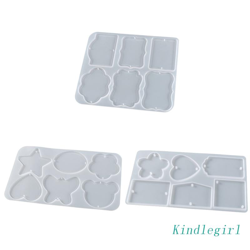 Khuôn Silicone Làm Móc Khóa Epoxy Resin DIY