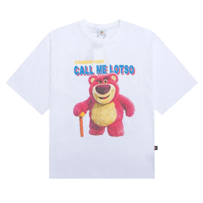 Áo thun ADLV cotton tay ngắn in họa tiết thời trang