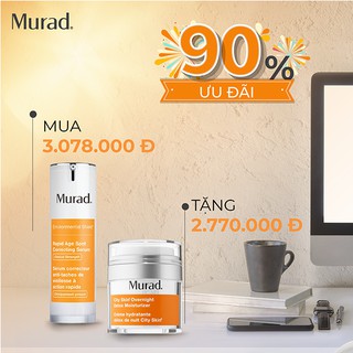 Serum giảm nám Murad Rapid Age Spot Correcting 30ml Tặng Kem thải độc Murad City Skin Overnight Detox Moisturizer 50ml