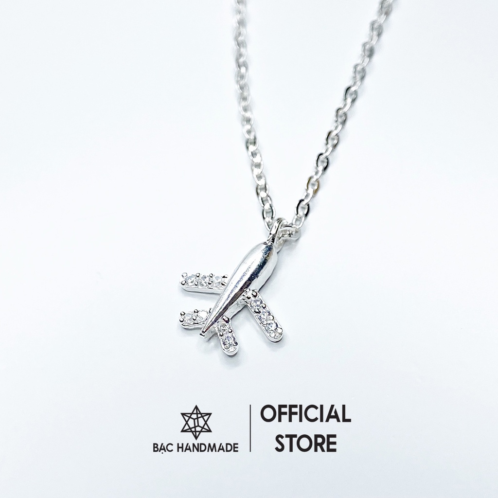 Lắc chân máy bay/Vòng chân máy bay bạc nguyên chất-Bạc Handmade