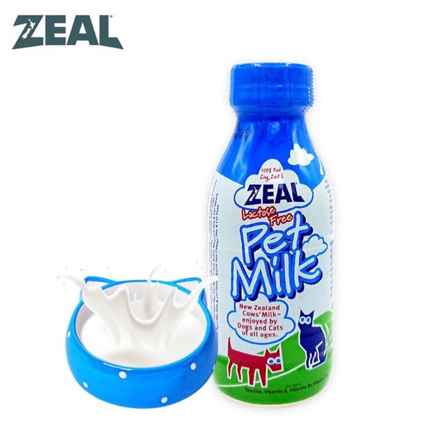 Sữa bò Zeal 380ml dành cho chó mèo