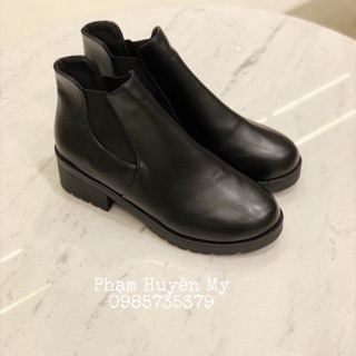 Bốt da trơn hàng đẹp 5cm