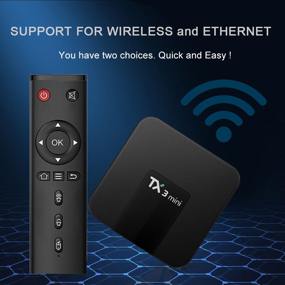Tv Box TX3mini Thông Minh 4K 3D Media Player 2.4G WIFI RK3228A