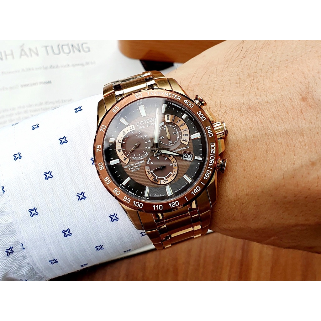 Đồng hồ nam Citizen AT4106-52X Eco-Drive Synchronization - Công nghệ tiên tiến nhất