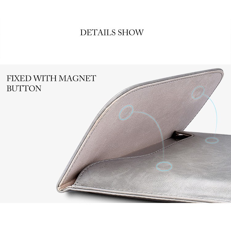 Túi Da PU Chống Thấm Nước Đựng Laptop 11 13.3 14.1 inch