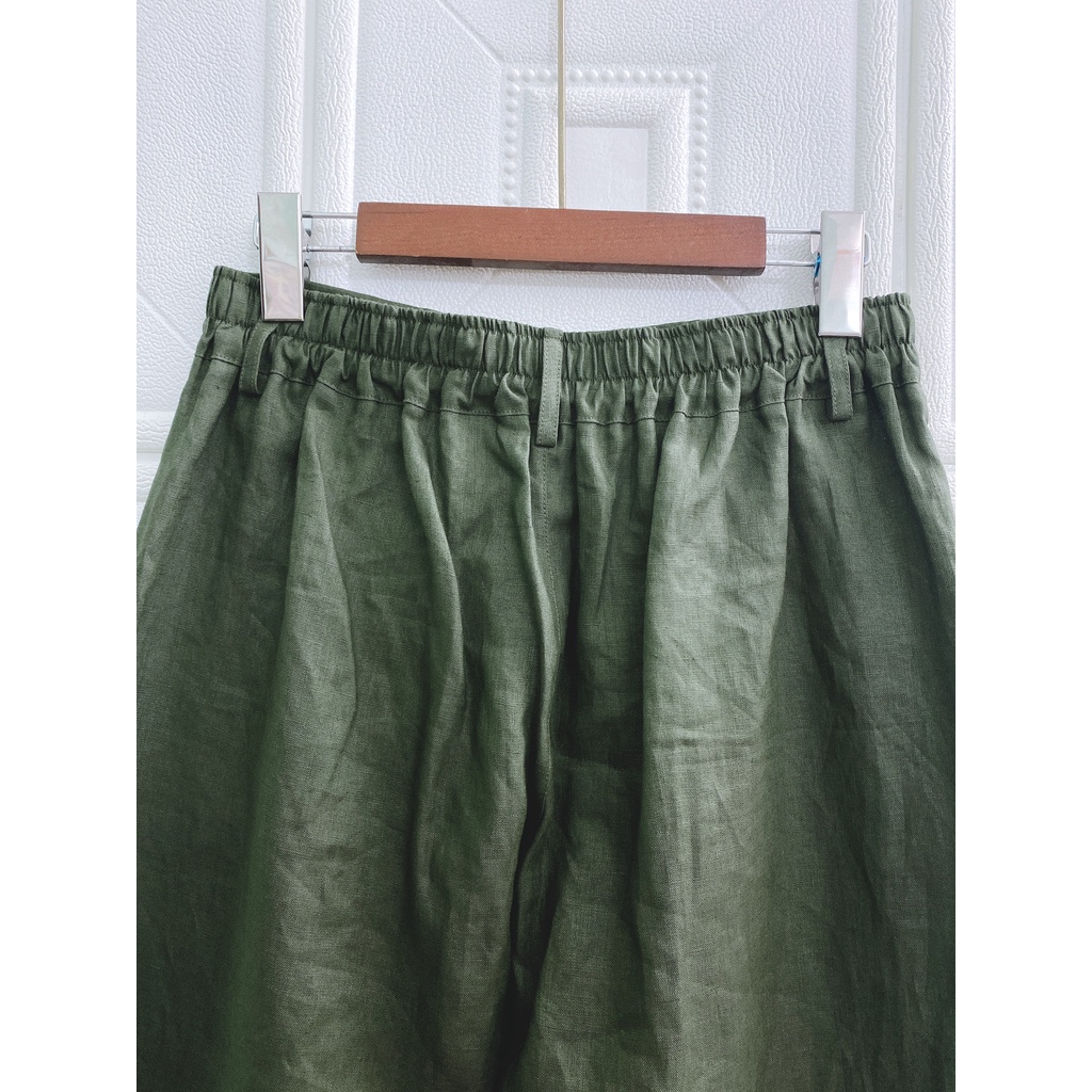 JUNE LINEN Q08 - Quần Baggy LINEN TƯNG PREMIUM Nhiều màu. BIGSIZE