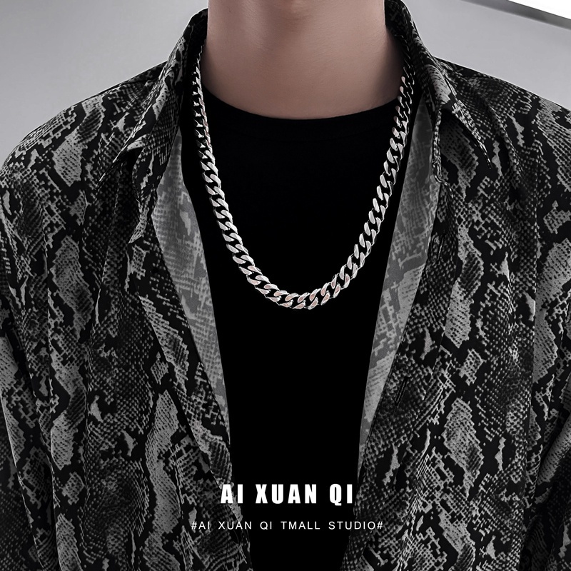 Vòng cổ thép titan thời trang đường phố hip hop độc đáo