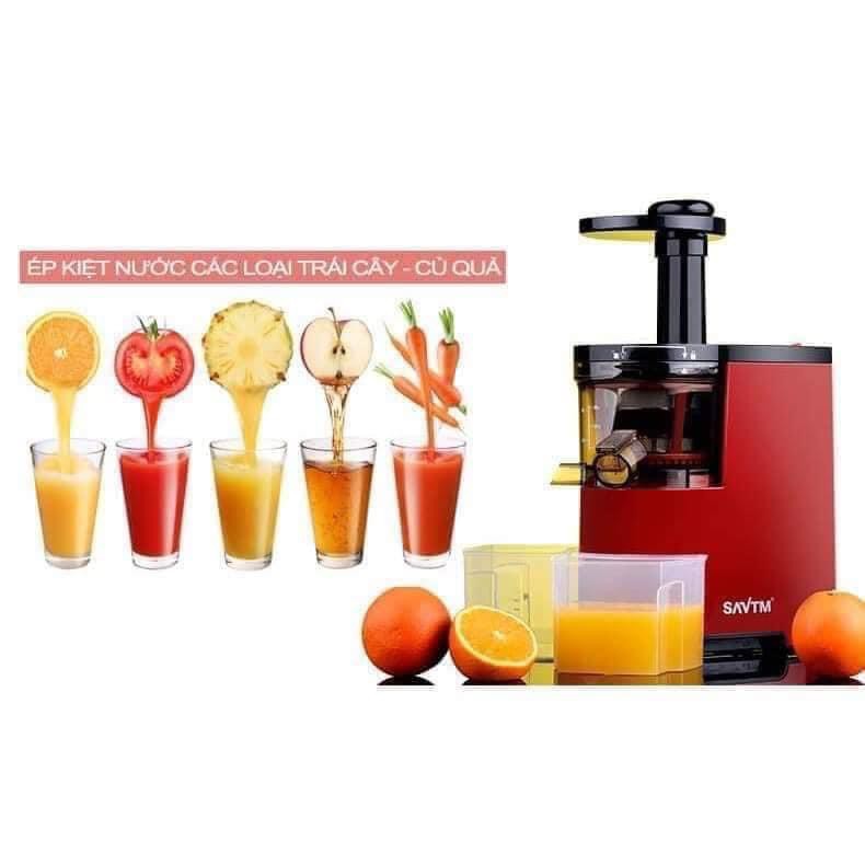 MÁY ÉP CHẬM ÉP TRÁI CÂY SATVM JE07 VẮT KIỆT BÃ [BẢO HÀNH 6 THÁNG]